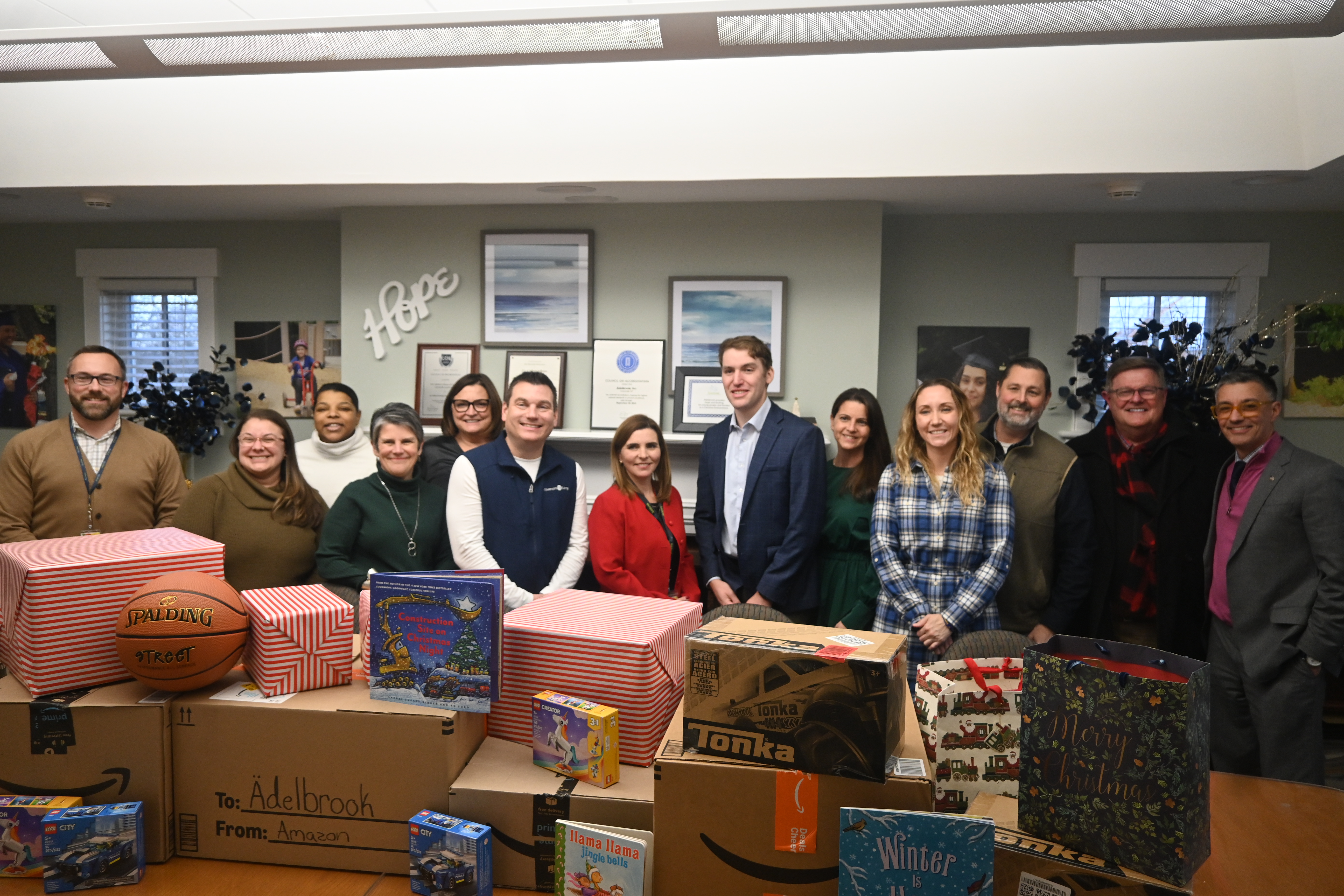 State Rep. Carpino Helps Facilitate Gift Exchange for Ädelbrook Students